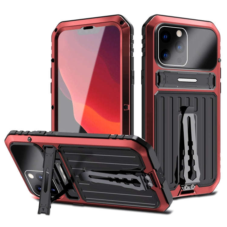 Armor Shockproof Splash-proof Dust-proof Phone Case with Holder, For iPhone 13, For iPhone 13 Pro...