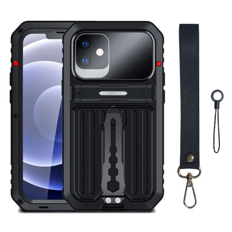 Armor Shockproof Splash-proof Dust-proof Phone Case with Holder, For iPhone 13, For iPhone 13 Pro...