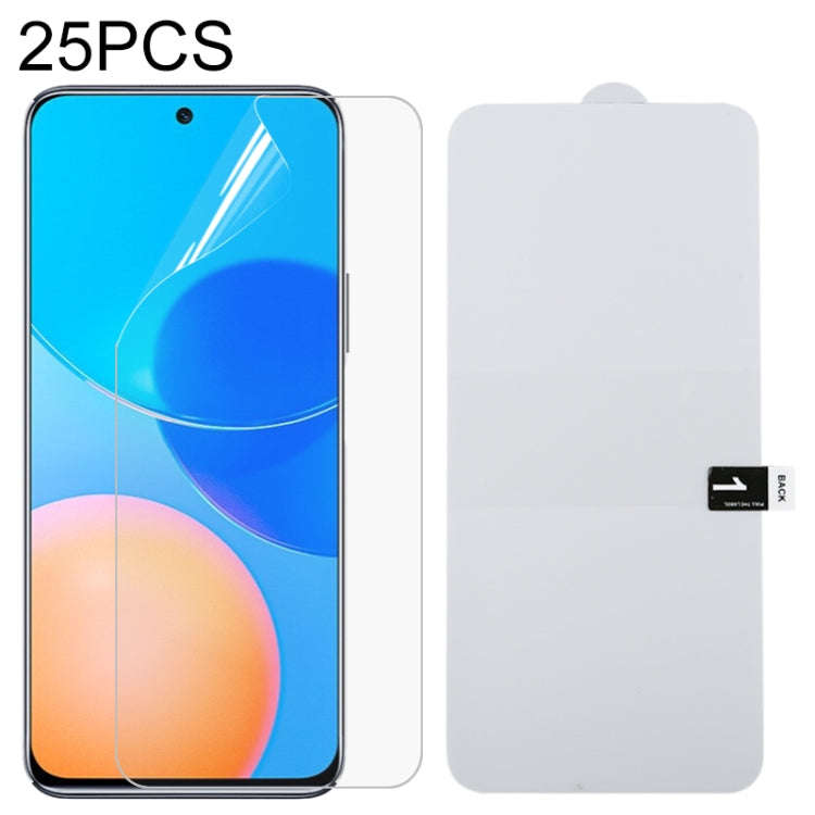 25 PCS Full Screen Protector Explosion-proof Hydrogel Film, For Motorola G Pure (25 PCS), For Nok...