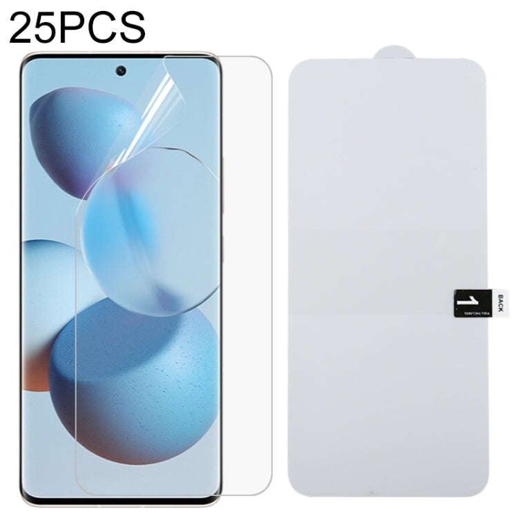 25 PCS Full Screen Protector Explosion-proof Hydrogel Film, For Motorola G Pure (25 PCS), For Nok...