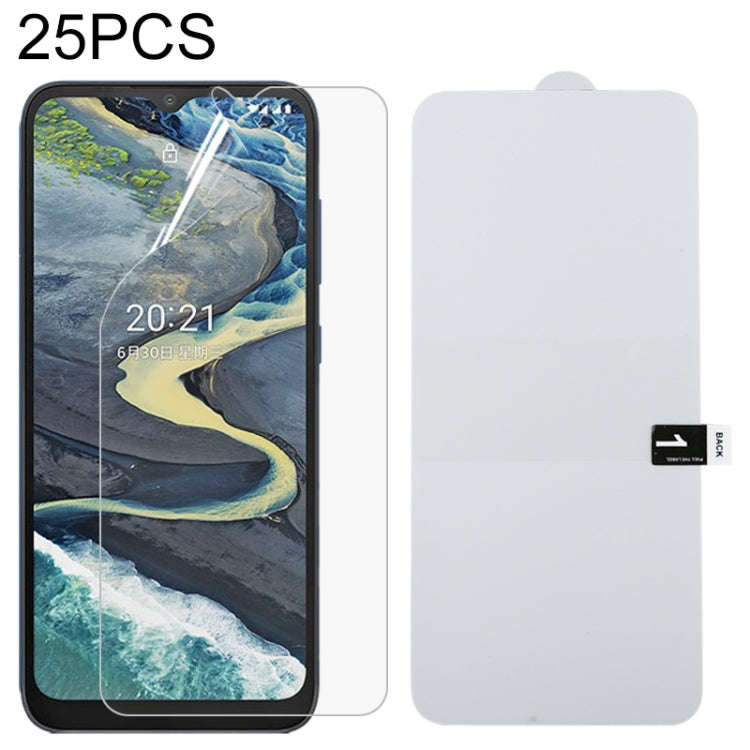 25 PCS Full Screen Protector Explosion-proof Hydrogel Film, For Motorola G Pure (25 PCS), For Nok...