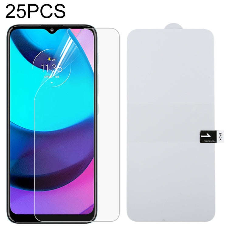 25 PCS Full Screen Protector Explosion-proof Hydrogel Film, For Motorola G Pure (25 PCS), For Nok...