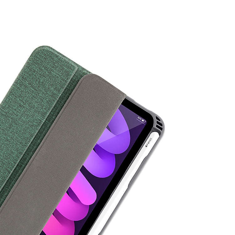 Mutural YASHI Series Cloth Pattern Texture Horizontal Flip Tablet Leather Case, For iPad mini 6 /...
