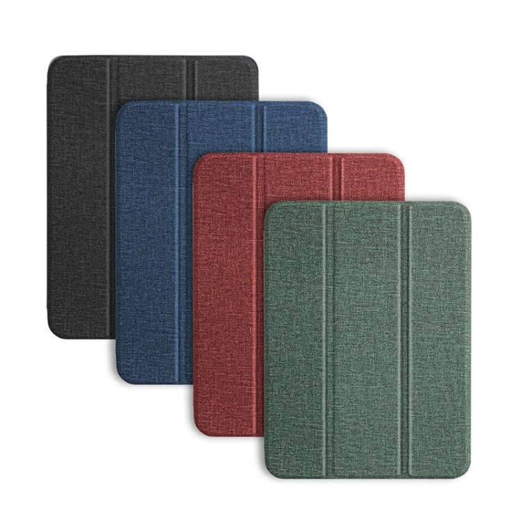 Mutural YASHI Series Cloth Pattern Texture Horizontal Flip Tablet Leather Case, For iPad mini 6 /...