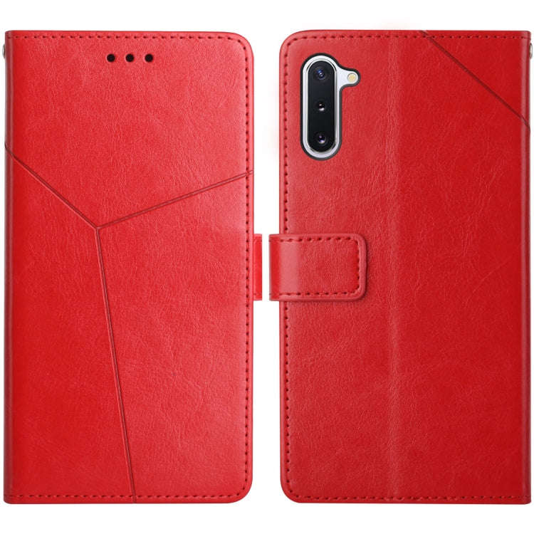 Y Stitching Horizontal Flip Leather Case with Holder & Card Slots & Wallet & Photo Frame, For Sam...