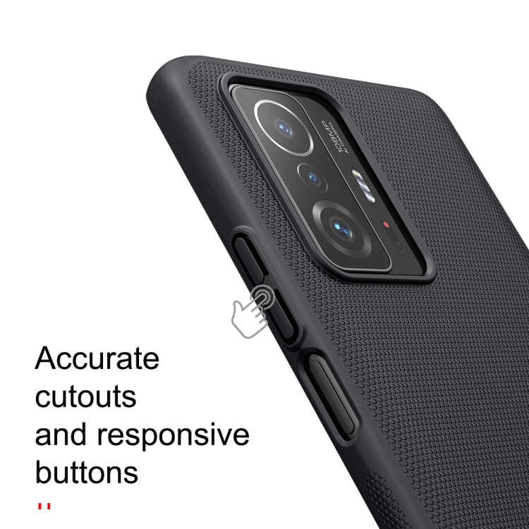 NILLKIN Frosted Concave-convex Texture PC Phone Protective Case, For Xiaomi Mi 11T / 11T Pro