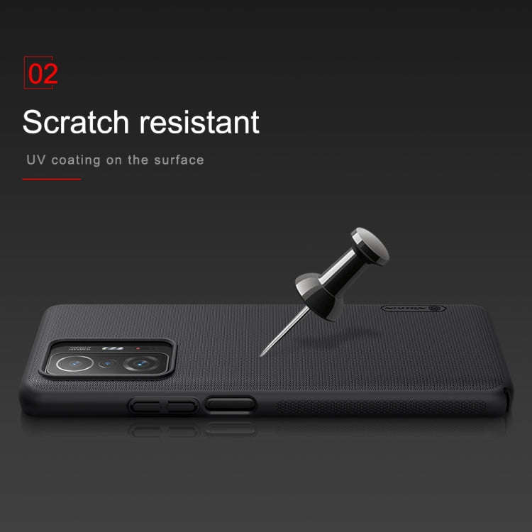 NILLKIN Frosted Concave-convex Texture PC Phone Protective Case, For Xiaomi Mi 11T / 11T Pro