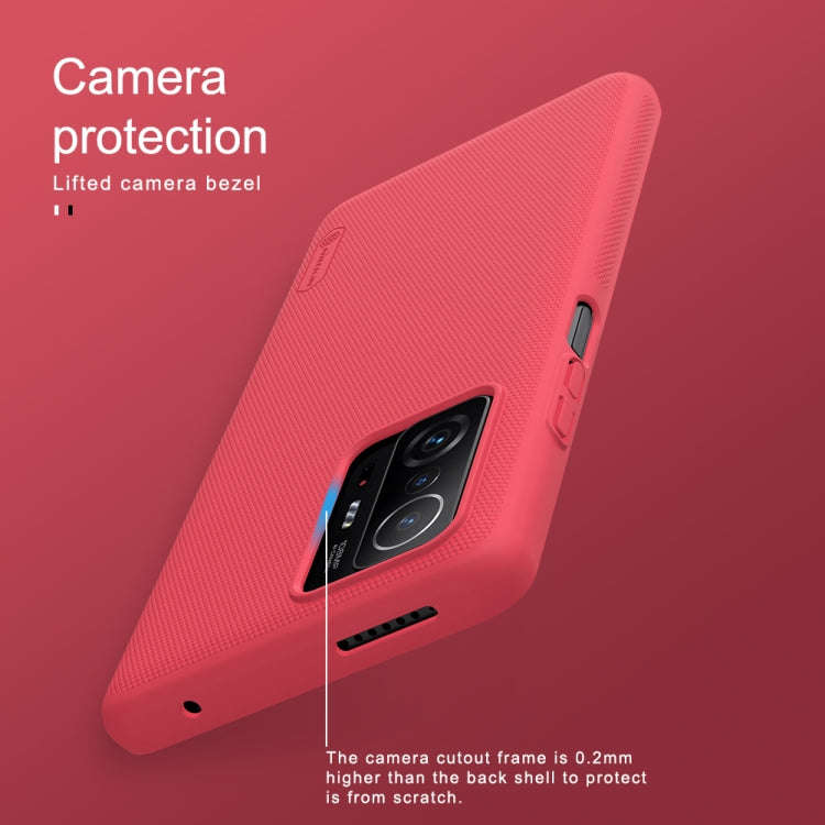 NILLKIN Frosted Concave-convex Texture PC Phone Protective Case, For Xiaomi Mi 11T / 11T Pro