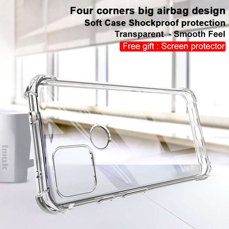 IMAK All-inclusive Shockproof Airbag TPU Case with Screen Protector, For Google Pixel 5a 5G, For ...