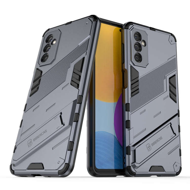 Punk Armor 2 in 1 PC + TPU Shockproof Phone Case with Invisible Holder, For OPPO K9 Pro, For Sams...