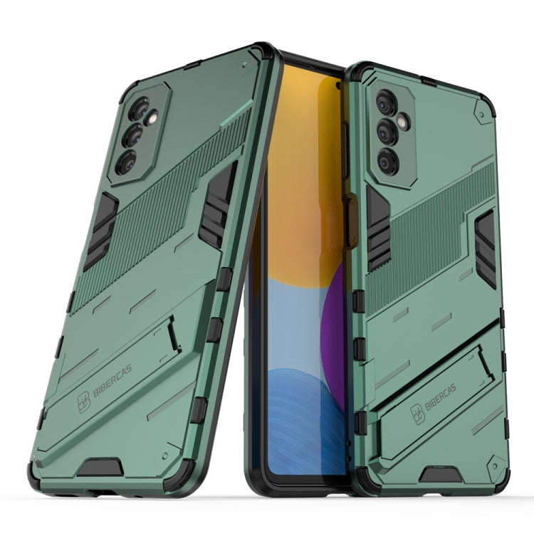 Punk Armor 2 in 1 PC + TPU Shockproof Phone Case with Invisible Holder, For OPPO K9 Pro, For Sams...