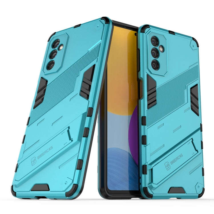 Punk Armor 2 in 1 PC + TPU Shockproof Phone Case with Invisible Holder, For OPPO K9 Pro, For Sams...