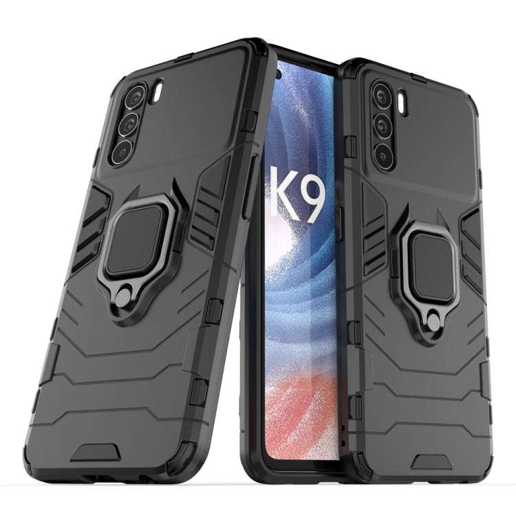 PC + TPU Shockproof Protective Phone Case with Magnetic Ring Holder, For OPPO K9 Pro, For Samsung...