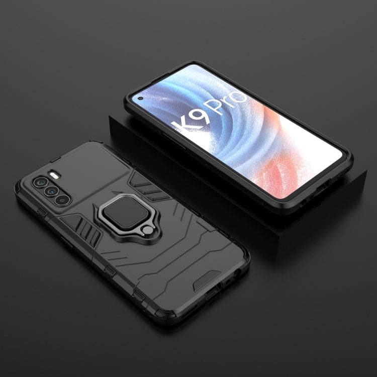 PC + TPU Shockproof Protective Phone Case with Magnetic Ring Holder, For OPPO K9 Pro, For Samsung...