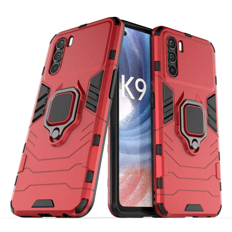PC + TPU Shockproof Protective Phone Case with Magnetic Ring Holder, For OPPO K9 Pro, For Samsung...