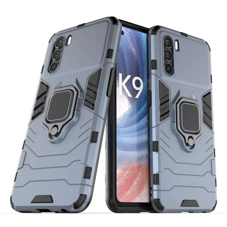 PC + TPU Shockproof Protective Phone Case with Magnetic Ring Holder, For OPPO K9 Pro, For Samsung...