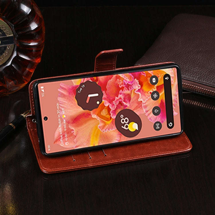 idewei Crazy Horse Texture Horizontal Flip Leather Phone Case with Holder & Card Slots & Wallet, ...