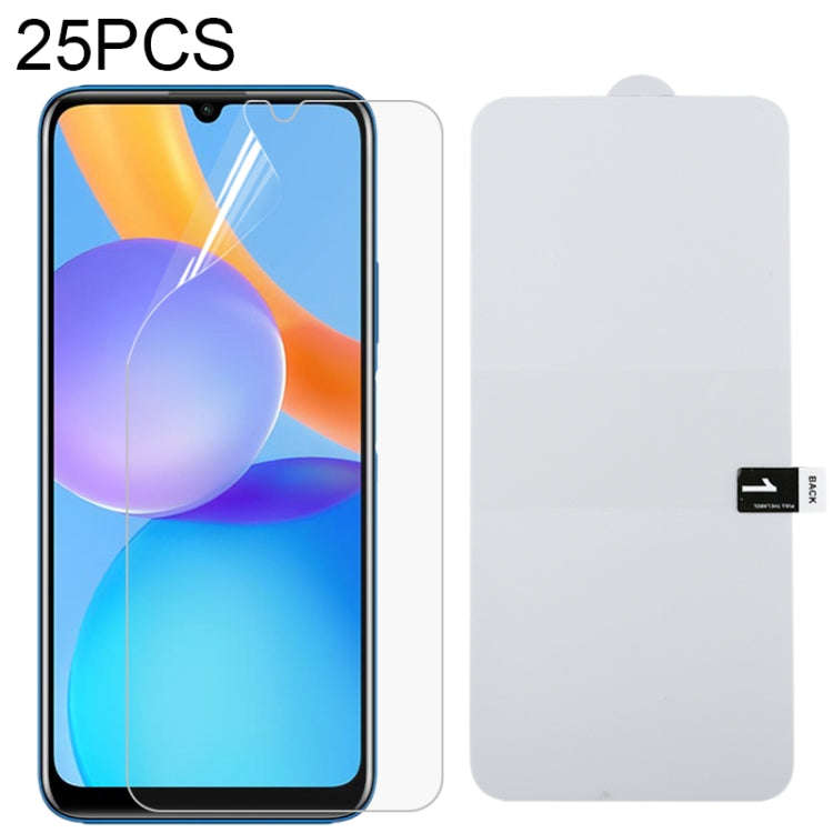 25 PCS Full Screen Protector Explosion-proof Hydrogel Film, For Honor Play 5T (25 PCS), For Honor...