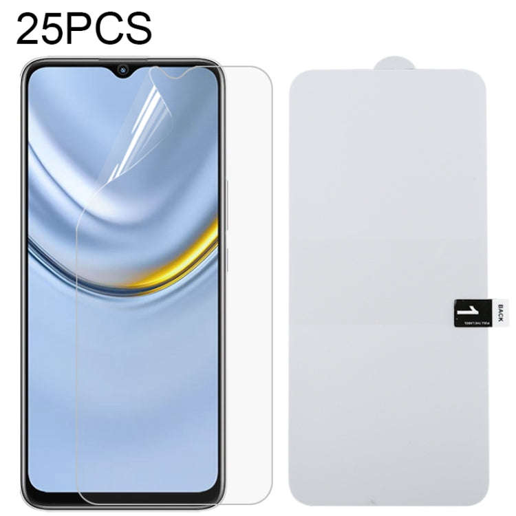 25 PCS Full Screen Protector Explosion-proof Hydrogel Film, For Honor Play 5T (25 PCS), For Honor...