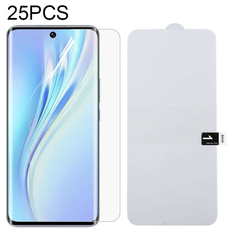 25 PCS Full Screen Protector Explosion-proof Hydrogel Film, For Honor Play 5T (25 PCS), For Honor...