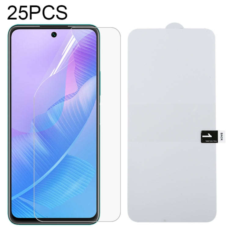 25 PCS Full Screen Protector Explosion-proof Hydrogel Film, For Honor Play 5T (25 PCS), For Honor...