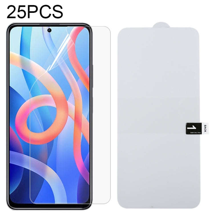 25 PCS Full Screen Protector Explosion-proof Hydrogel Film, For Honor Play 5T (25 PCS), For Honor...