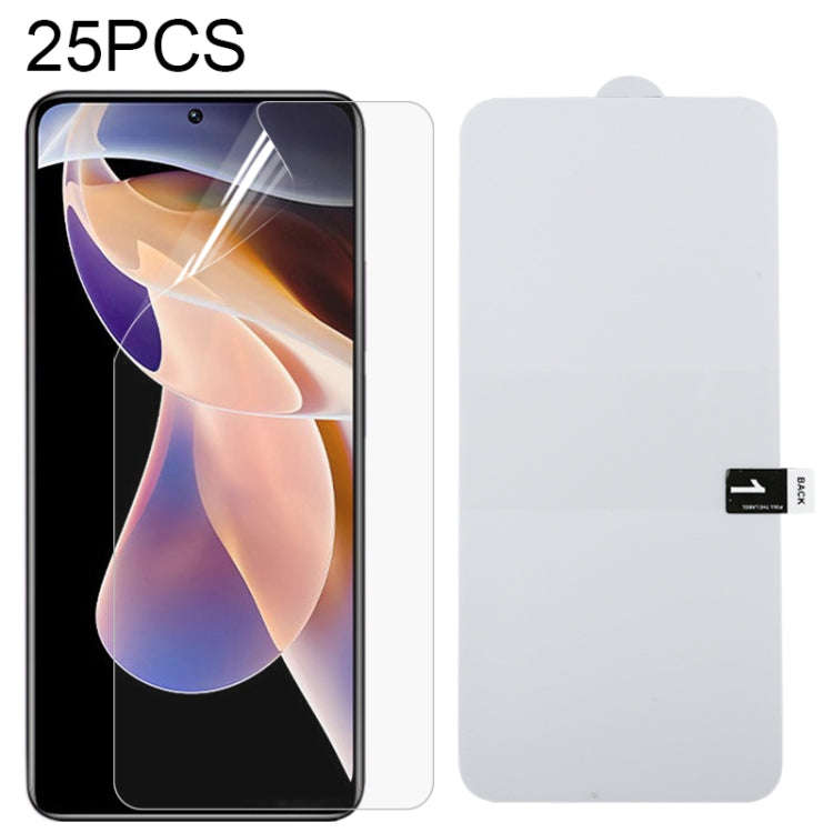 25 PCS Full Screen Protector Explosion-proof Hydrogel Film, For Honor Play 5T (25 PCS), For Honor...
