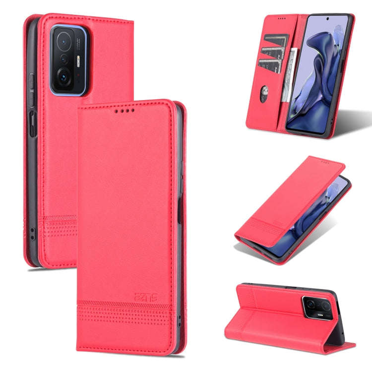 AZNS Magnetic Calf Texture Horizontal Flip Phone Leather Case, For Google Pixel 6, For Google Pix...
