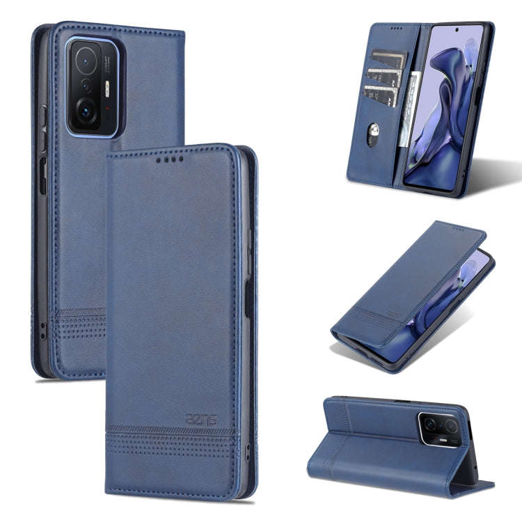 AZNS Magnetic Calf Texture Horizontal Flip Phone Leather Case, For Google Pixel 6, For Google Pix...