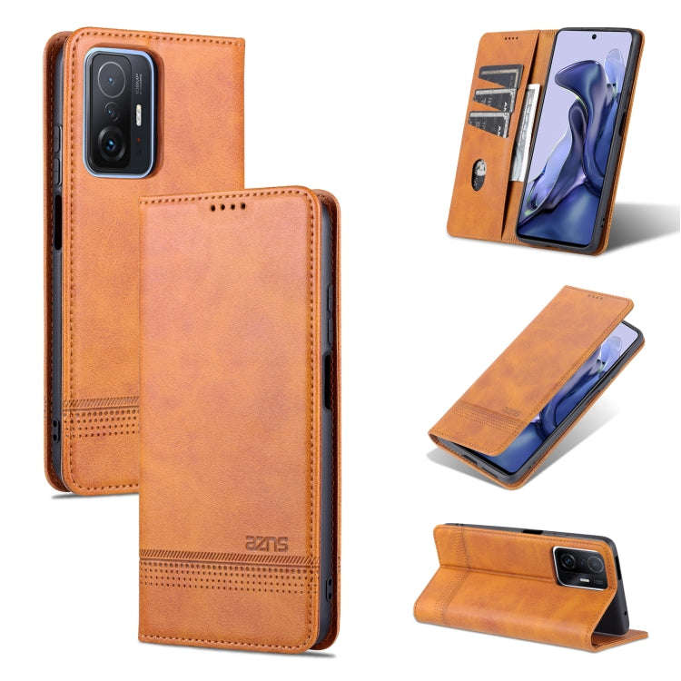 AZNS Magnetic Calf Texture Horizontal Flip Phone Leather Case, For Google Pixel 6, For Google Pix...