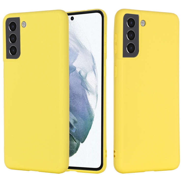 Pure Color Liquid Silicone Shockproof Full Coverage Phone Case, For Samsung Galaxy S22 5G, For Sa...