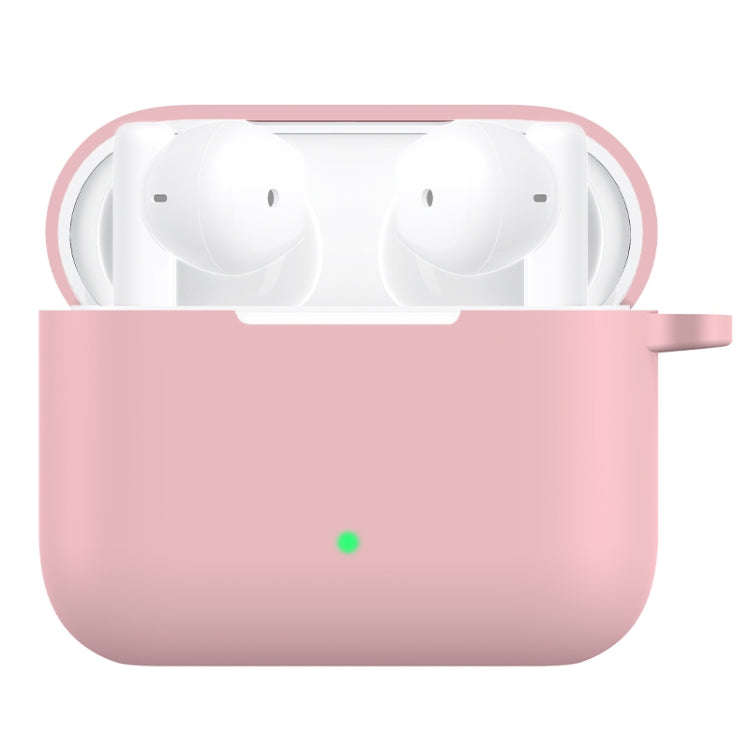 Solid Color Silicone Earphone Protective Case with Hook For Honor Earbuds X2