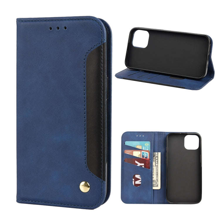 Skin Feel Splicing Leather Phone Case, For iPhone 11 Pro Max, For iPhone 11 Pro, For iPhone 11, F...