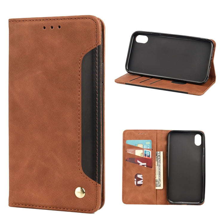 Skin Feel Splicing Leather Phone Case, For iPhone 11 Pro Max, For iPhone 11 Pro, For iPhone 11, F...