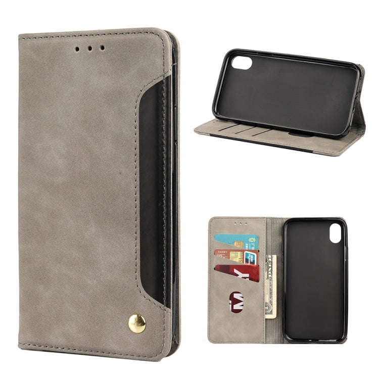 Skin Feel Splicing Leather Phone Case, For iPhone 11 Pro Max, For iPhone 11 Pro, For iPhone 11, F...