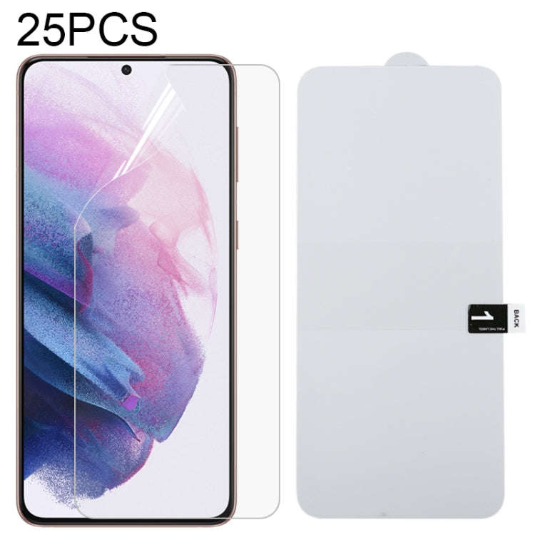 25 PCS Full Screen Protector Explosion-proof Hydrogel Film, For Samsung Galaxy S22 5G (25pcs), Fo...