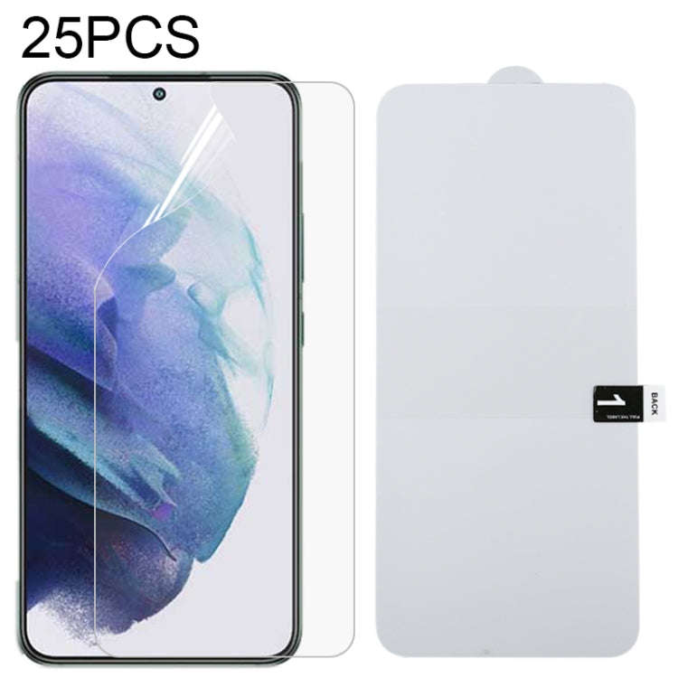 25 PCS Full Screen Protector Explosion-proof Hydrogel Film, For Samsung Galaxy S22 5G (25pcs), Fo...