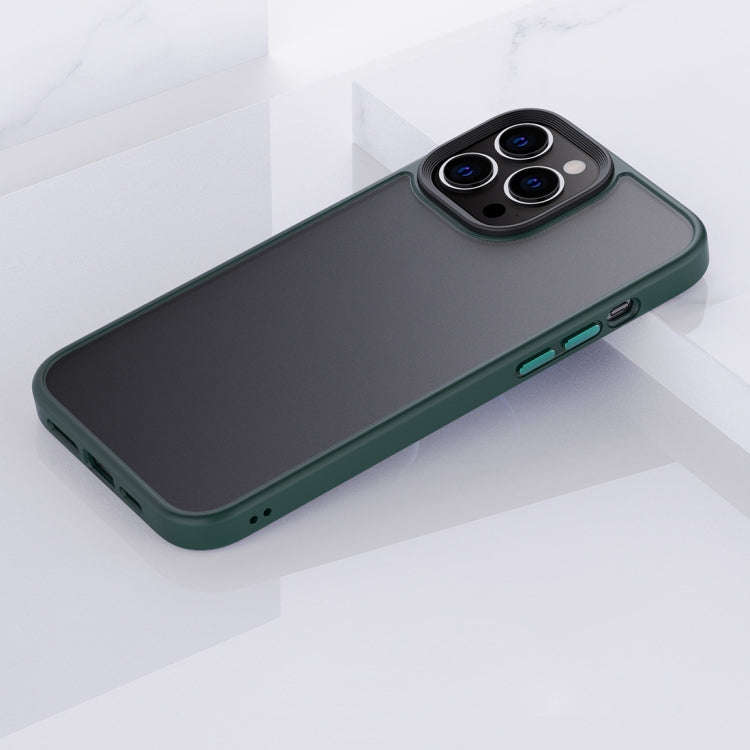 Frosted Back Shockproof Phone Case, For iPhone 13 mini, For iPhone 13, For iPhone 13 Pro, For iPh...