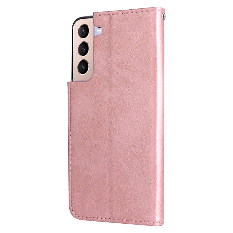 Calf Texture Zipper Horizontal Flip Leather Phone Case, For Samsung Galaxy S22 5G, For Samsung Ga...
