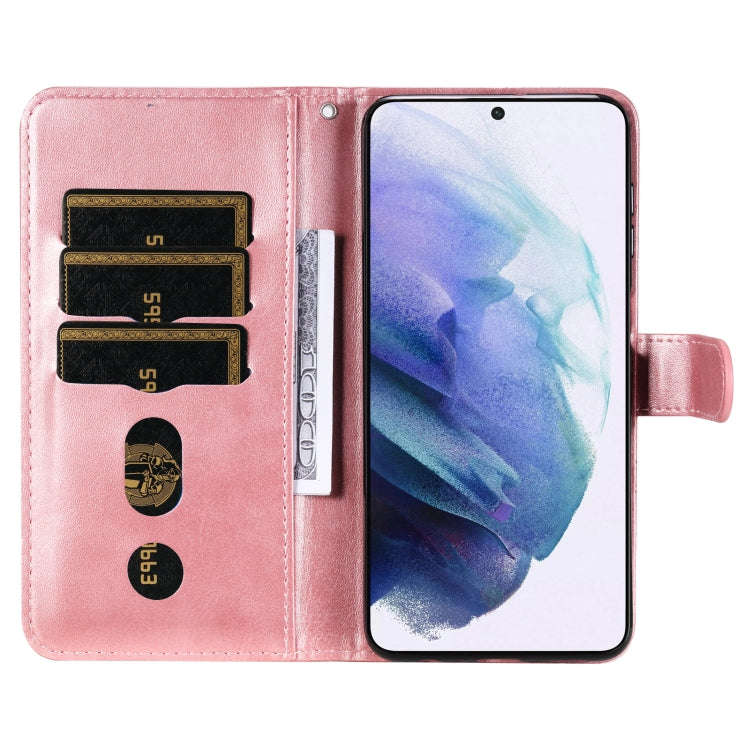 Calf Texture Zipper Horizontal Flip Leather Phone Case, For Samsung Galaxy S22 5G, For Samsung Ga...