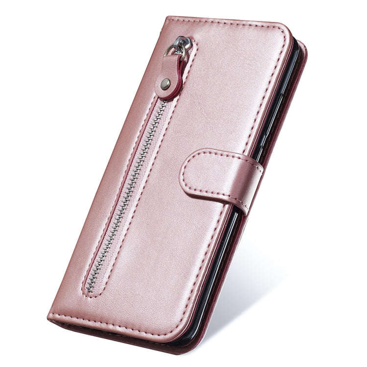 Calf Texture Zipper Horizontal Flip Leather Phone Case, For Samsung Galaxy S22 5G, For Samsung Ga...