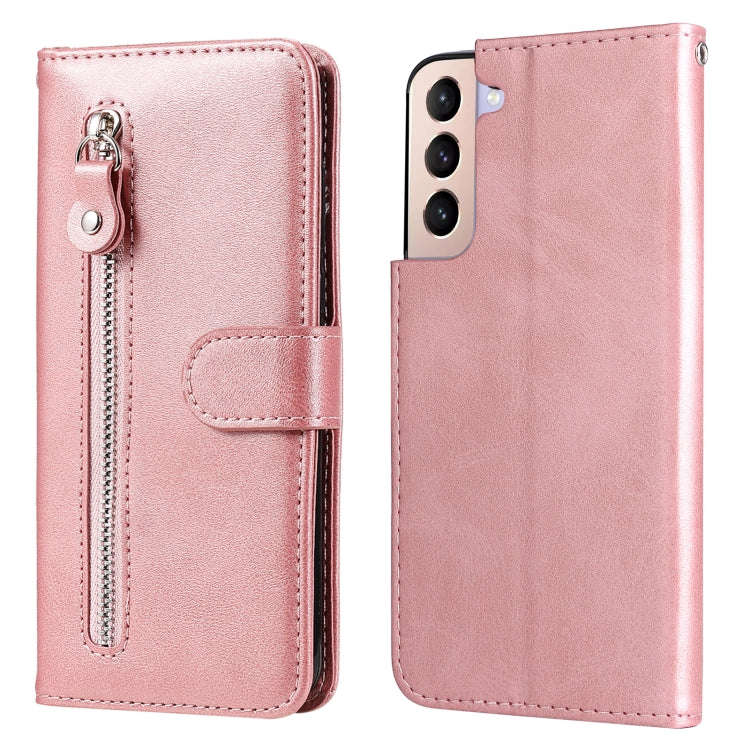Calf Texture Zipper Horizontal Flip Leather Phone Case, For Samsung Galaxy S22 5G, For Samsung Ga...