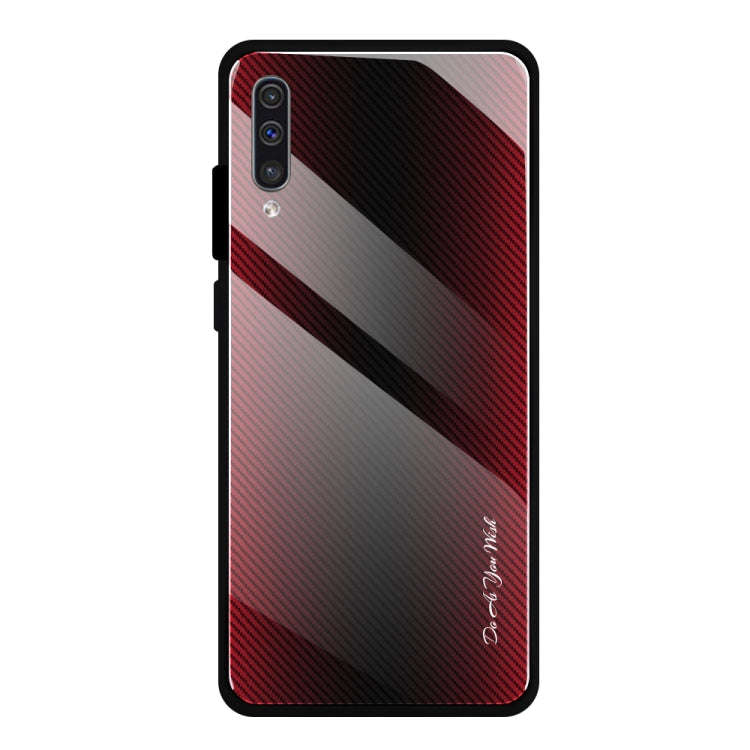 Texture Gradient Glass Protective Case, For Galaxy A50, For Galaxy A80 / A90, For Galaxy Note 9, ...