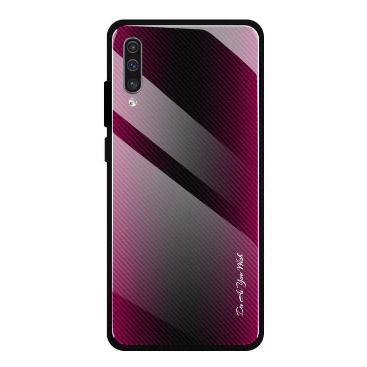 Texture Gradient Glass Protective Case, For Galaxy A50, For Galaxy A80 / A90, For Galaxy Note 9, ...