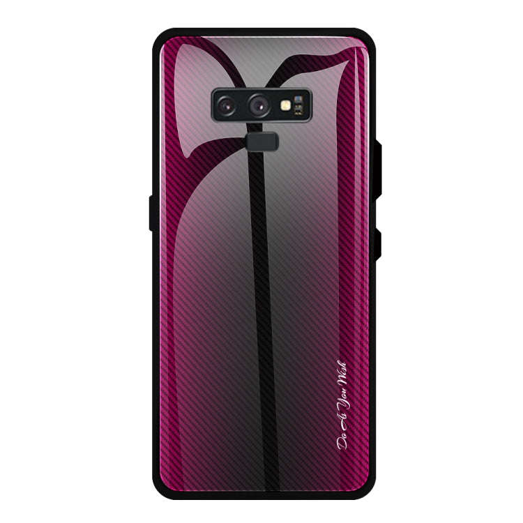 Texture Gradient Glass Protective Case, For Galaxy A50, For Galaxy A80 / A90, For Galaxy Note 9, ...