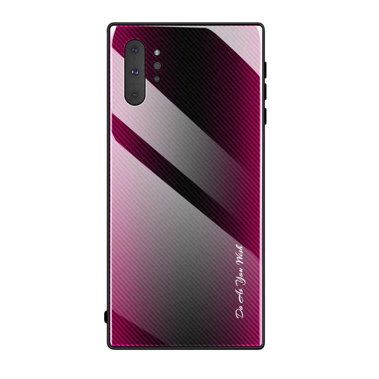 Texture Gradient Glass Protective Case, For Galaxy A50, For Galaxy A80 / A90, For Galaxy Note 9, ...