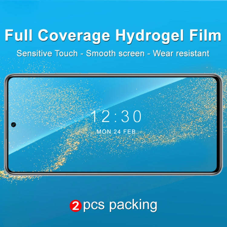 2 PCS IMAK Curved Full Screen Hydrogel Film Front Protector, For Xiaomi Mi 11T / Mi 11T Pro