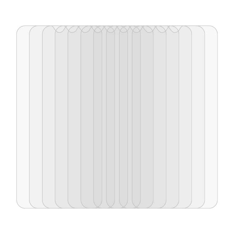 10 PCS 0.26mm 9H 2.5D Tempered Glass Film