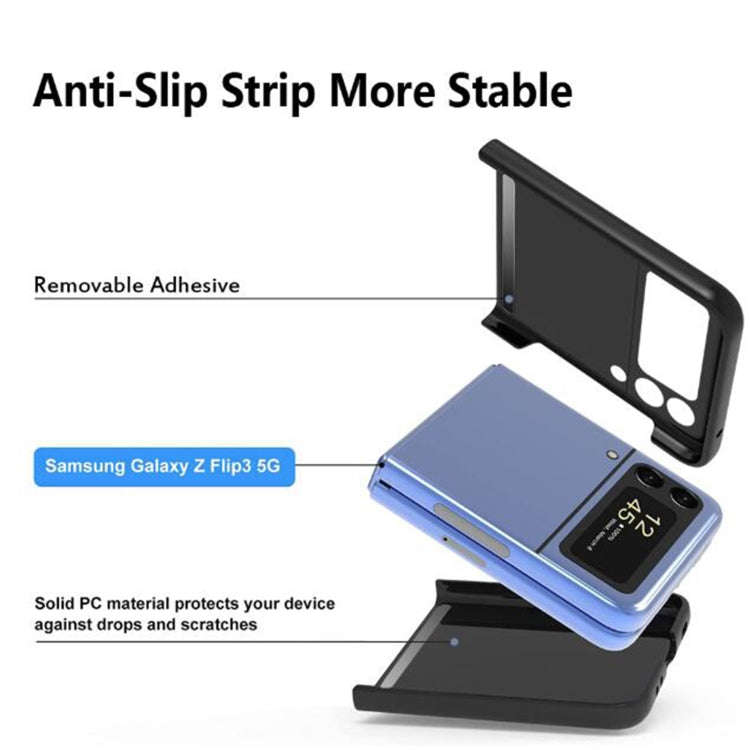 Oil-sprayed Ultra-thin Folding Phone Case, For Samsung Galaxy Z Flip3 5G