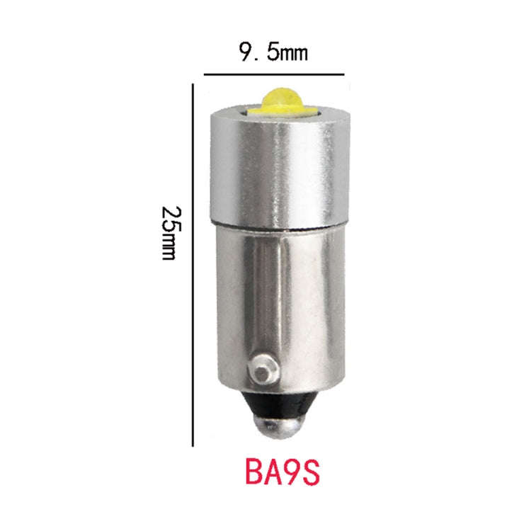 BA9S 3W 1 LED 3535 SMD 150-200 LM LED Flashlight, 6-28V, BA9S White Light, BA9S